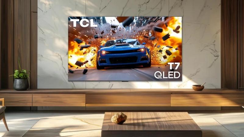 TCL представила серію геймерських телевізорів T7 з OLED-екраном, частотою до 144 Гц та Google TV