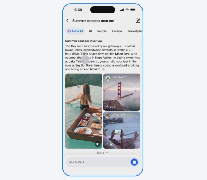 Meta додала до Facebook режим AI Mode і нові функції штучного інтелекту для створення та редагування контенту