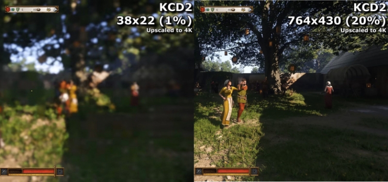 Геймінг на межі: Ютубер застосував DLSS у Kingdom Come Deliverance 2 для відновлення зображення роздільною здатністю 38&times;22p