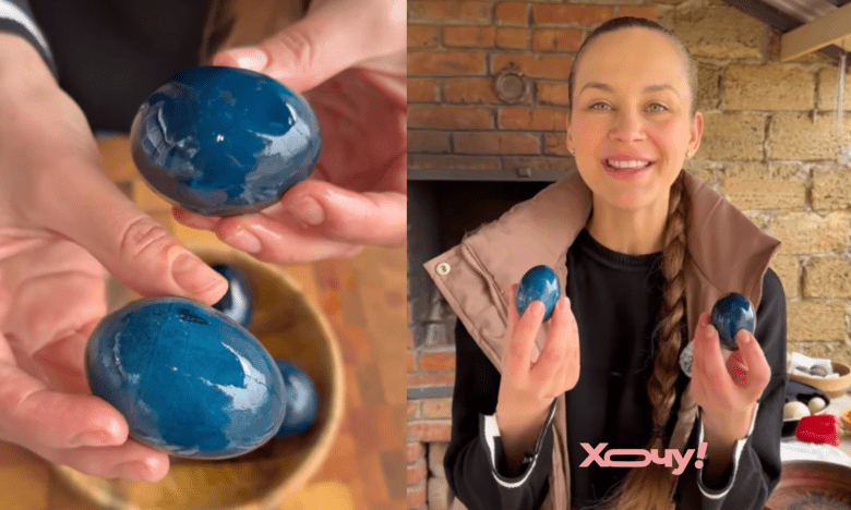 Как получить яркие синие крашенки без "химической" краски: натуральный способ (ВИДЕО)