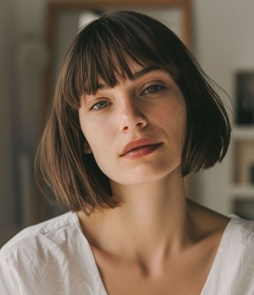 Стрижка Французький Боб &mdash; тренд 2025 року